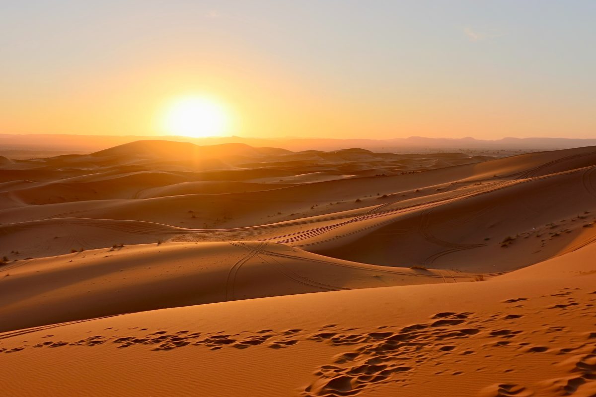 How was sahara desert formed?